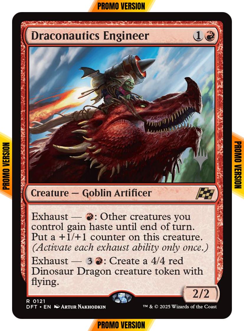 Draconautics Engineer [121p] [Promo Pack] [Aetherdrift: Promos] [Non-Foil]