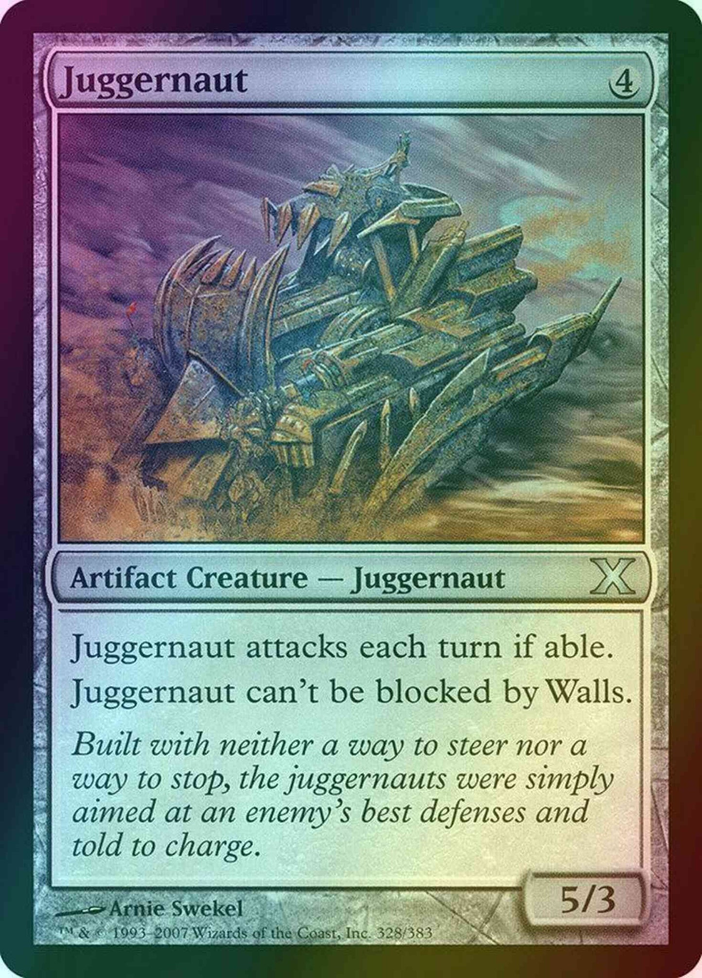 Juggernaut [328] [Tenth Edition] [Foil]