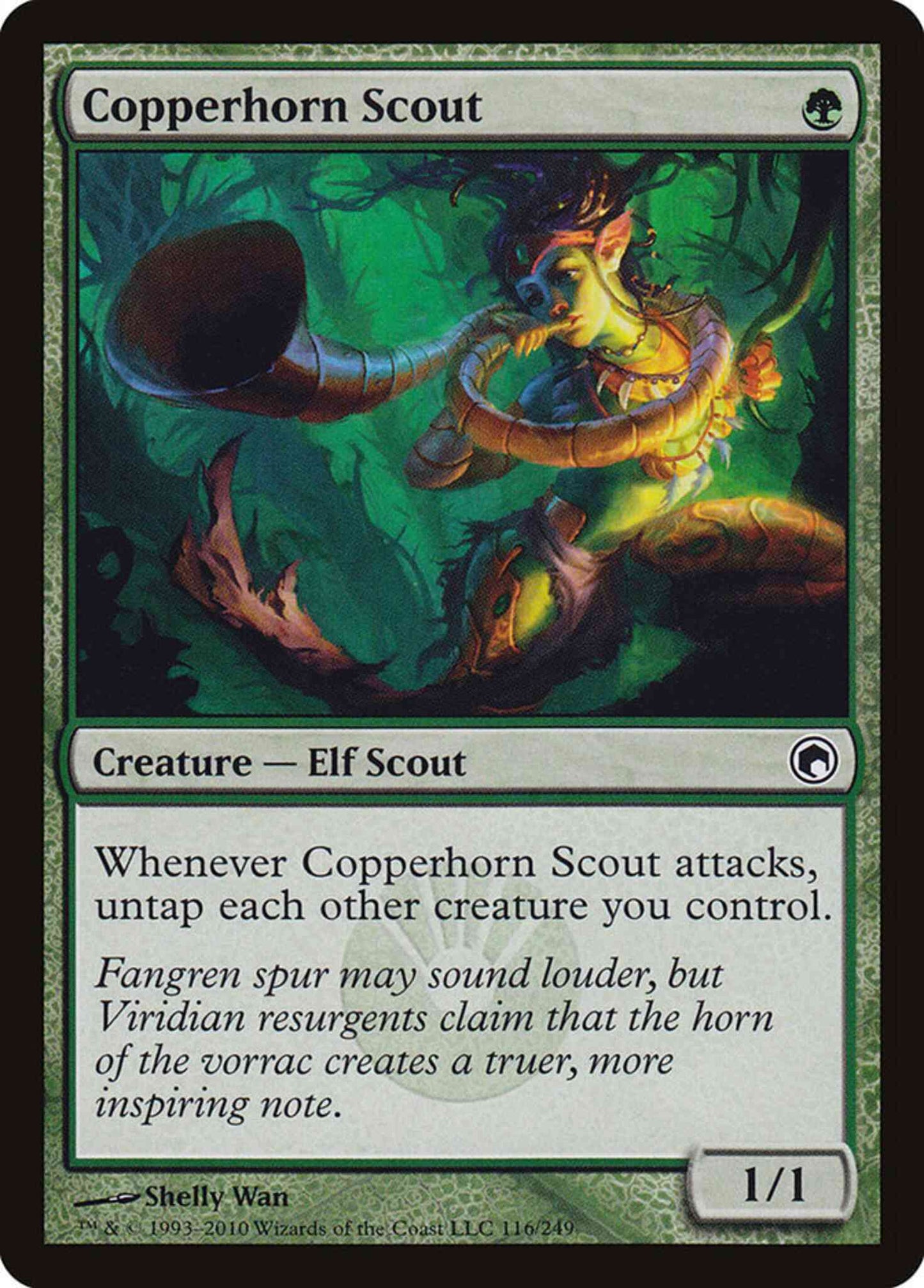 Copperhorn Scout [116] [Scars Of Mirrodin] [Non-Foil]