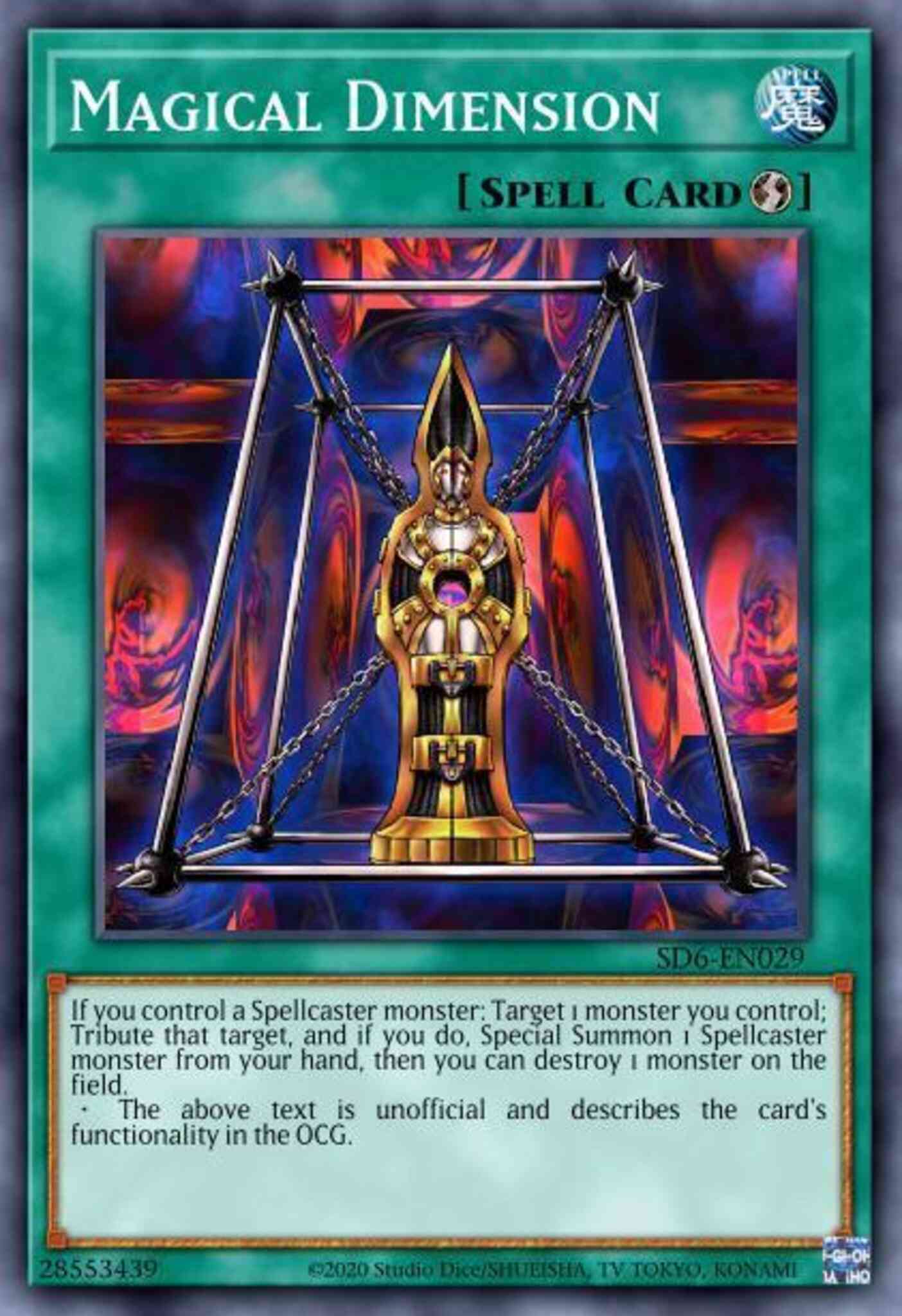 Magical Dimension - SR08-EN031 - Common - 1st Edition