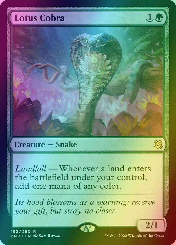 Lotus Cobra [193] [Zendikar Rising] [Foil]
