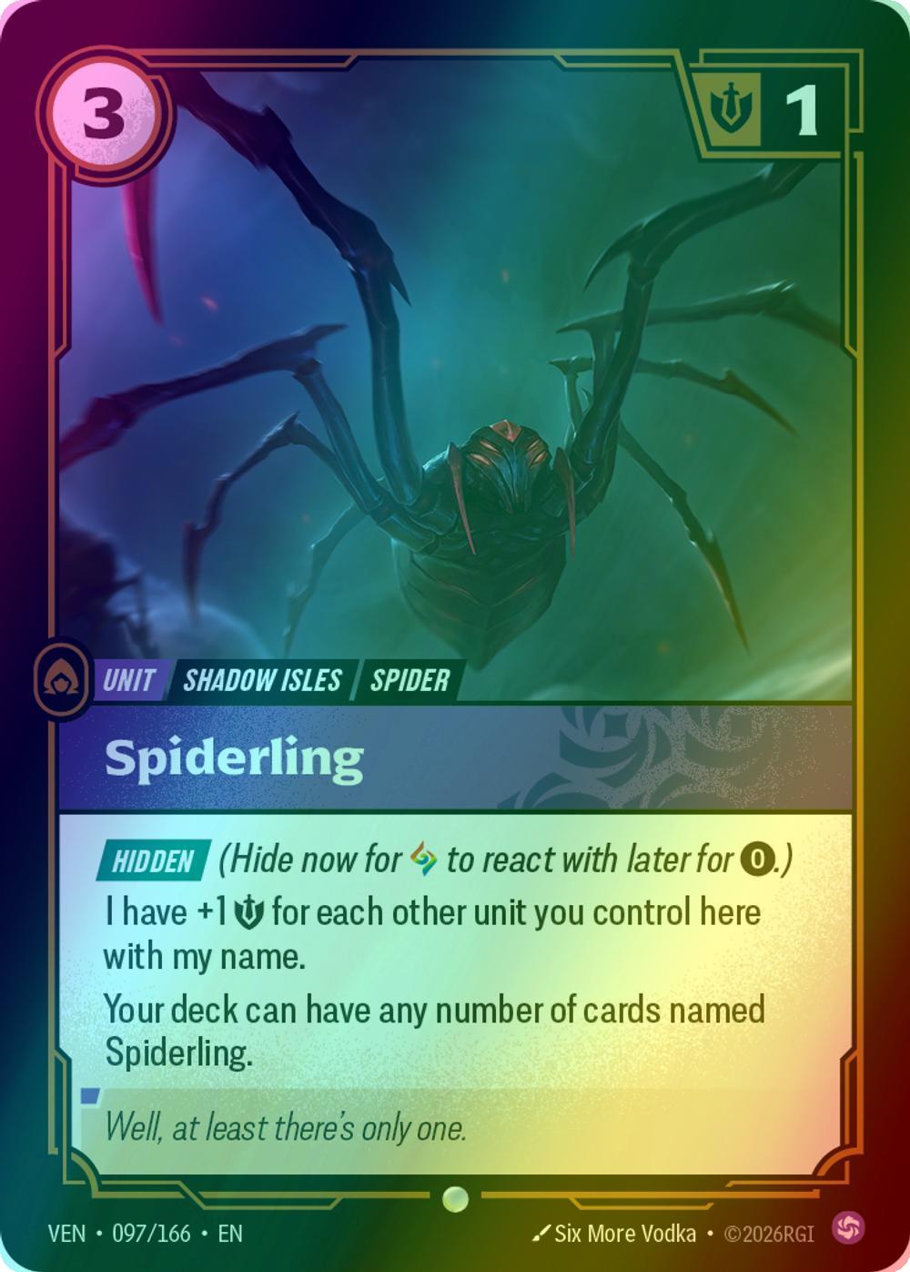 Spiderling - 097/166 [Vendetta] [Foil]