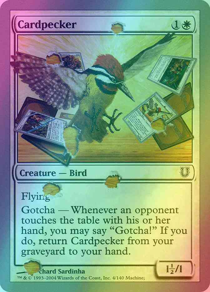 Cardpecker [4] [Unhinged] [Foil]