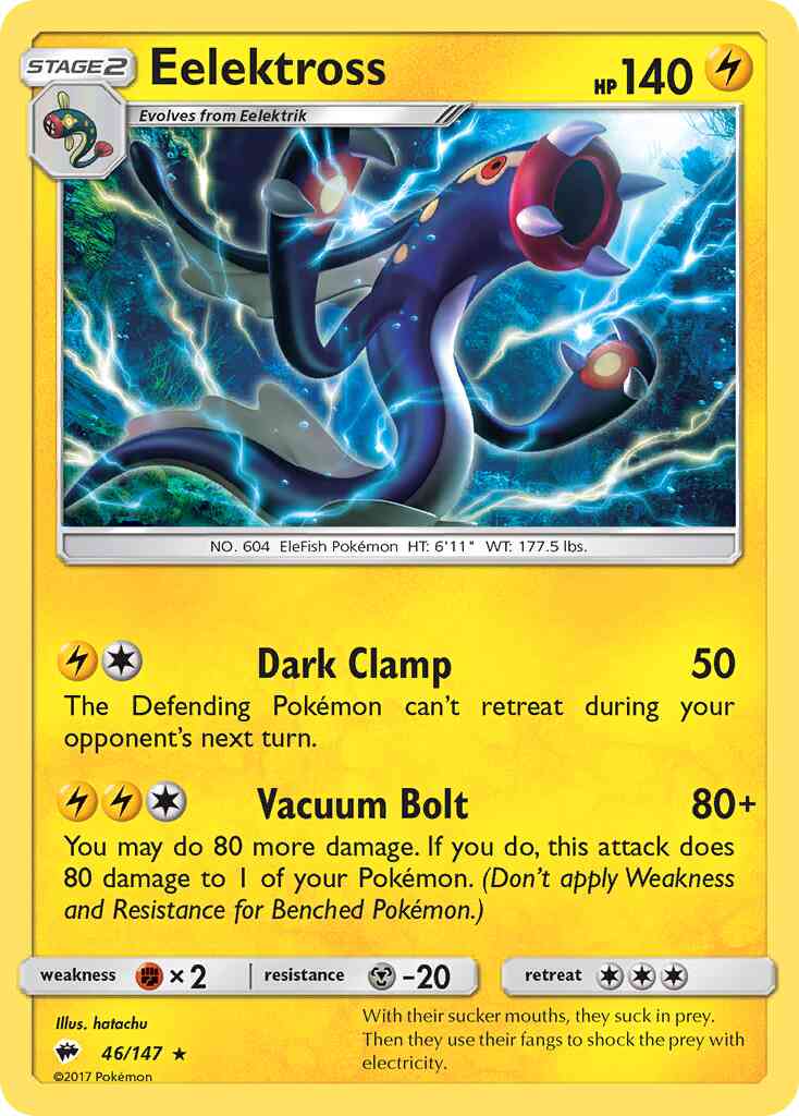 Eelektross - 46/147 - Rare [sm3-46] [Non-Holo]