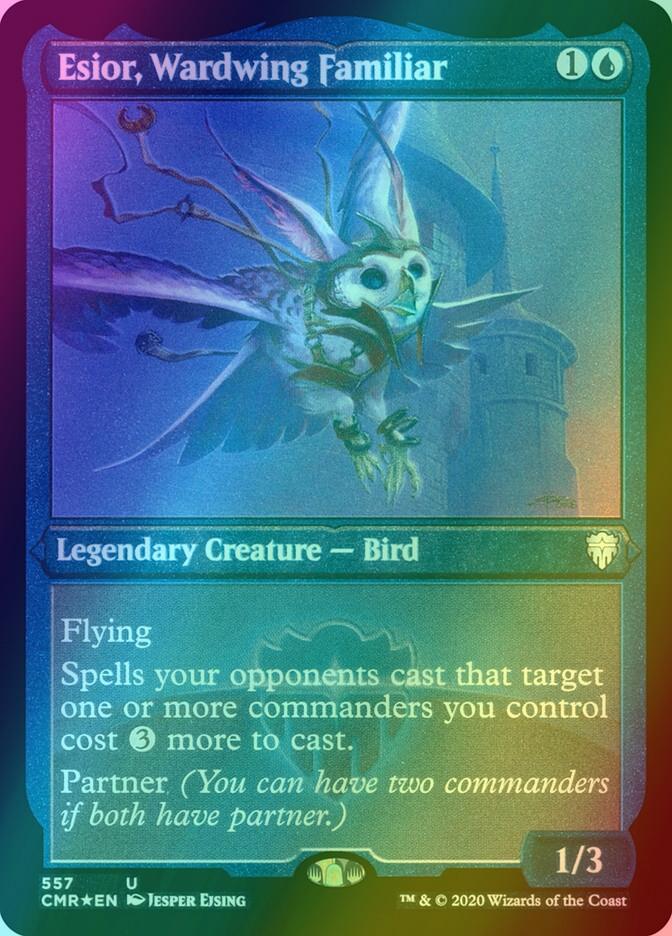 Esior, Wardwing Familiar [557] [Commander Legends] [Etched Foil]