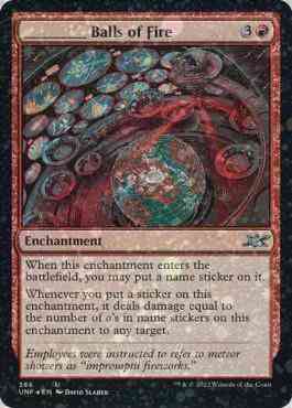 ________ Balls of Fire [386] [Unfinity] [Galaxy Foil]