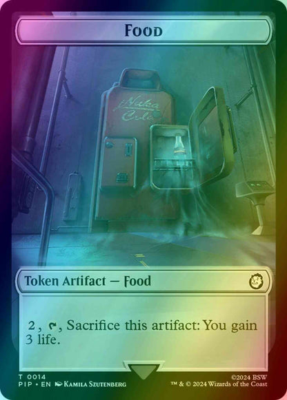 Food Token (14) // Soldier Token (10) [Fallout: Tokens] [Foil]