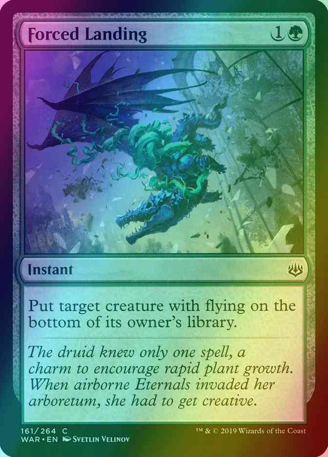 Forced Landing [161] [War of the Spark] [Foil]