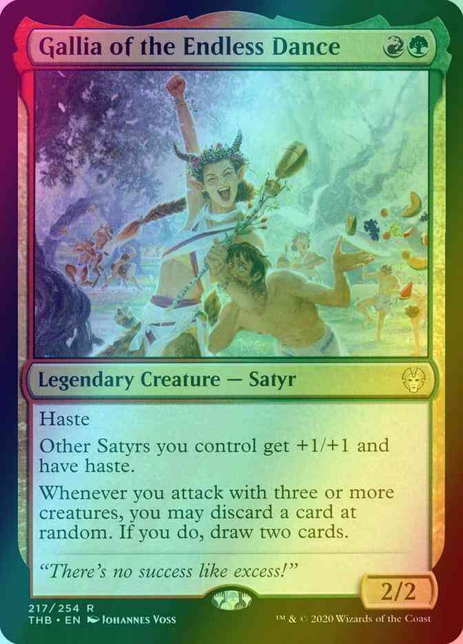 Gallia of the Endless Dance [217] [Theros Beyond Death] [Foil]