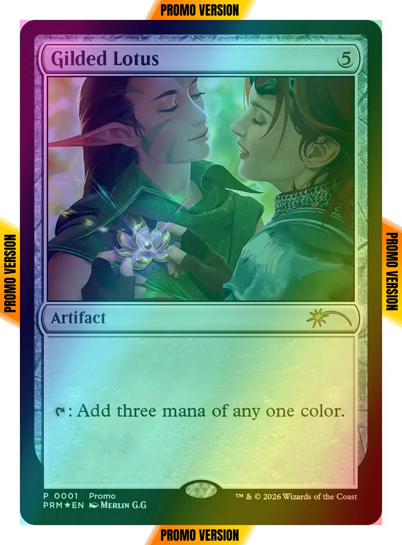 Gilded Lotus [3] [PRM-0001] [Wizards Play Network 2026] [Foil]