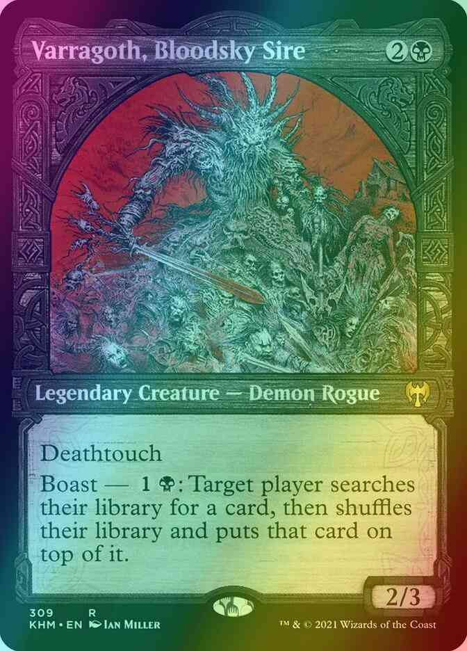 Varragoth, Bloodsky Sire [309] [Showcase] [Kaldheim] [Foil]