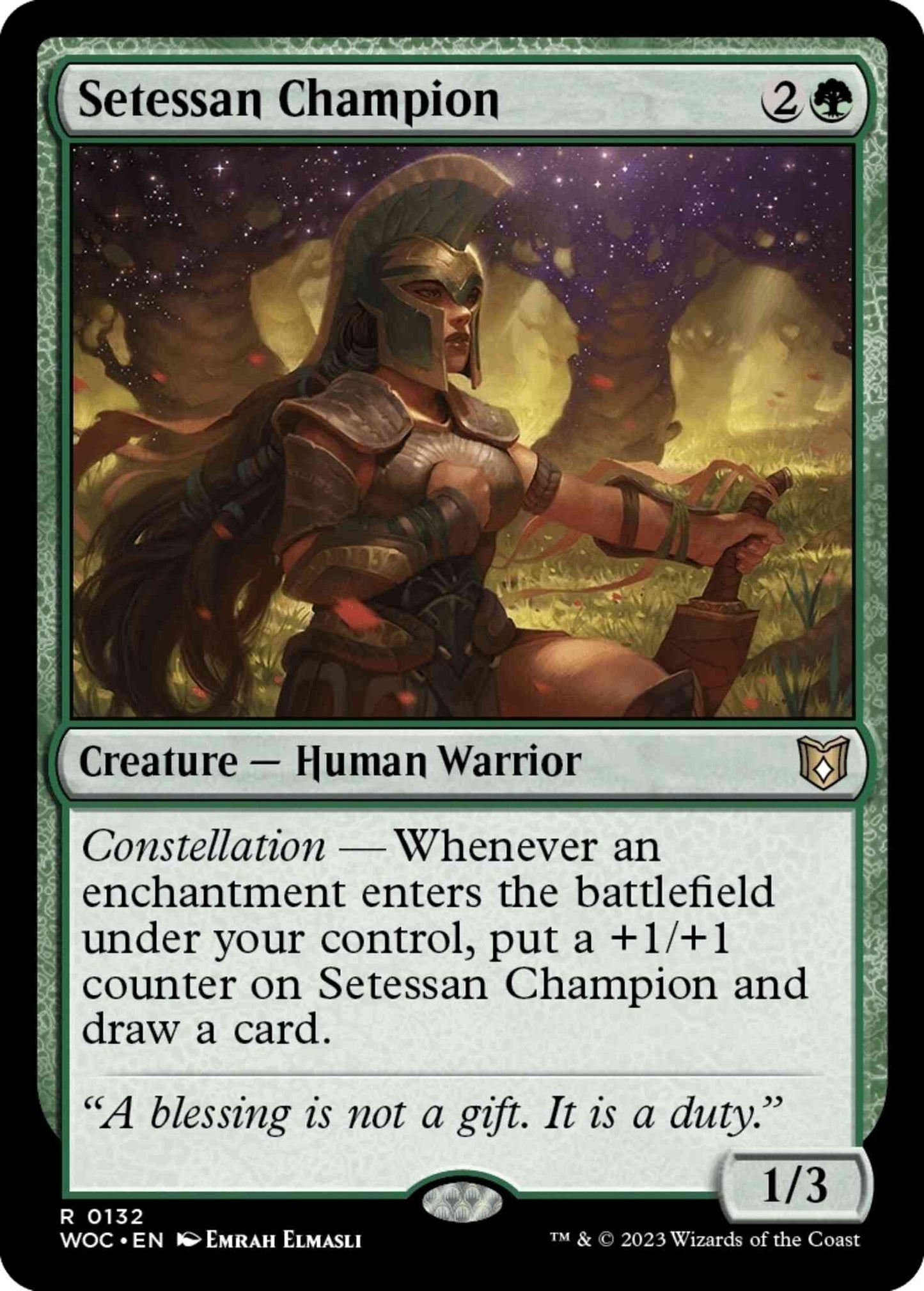 Setessan Champion [132] [Wilds of Eldraine: Commander] [Non-Foil]
