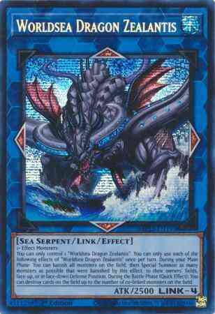 Worldsea Dragon Zealantis - MP23-EN193 - Prismatic Secret Rare - 1st Edition
