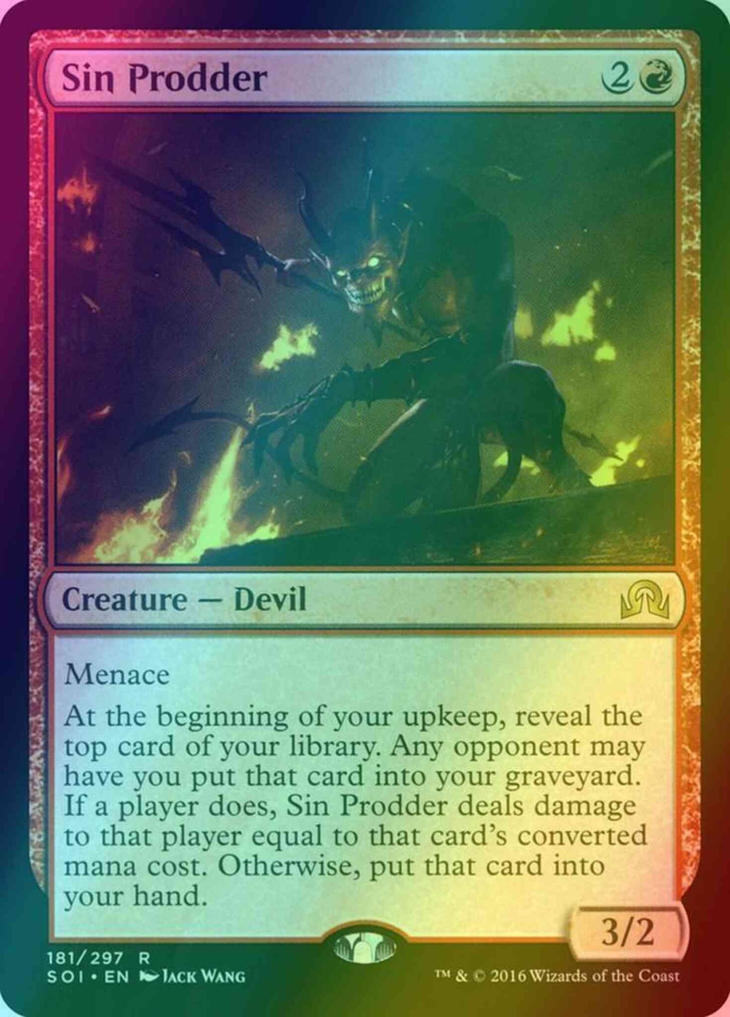Sin Prodder [181] [Shadows over Innistrad] [Foil]