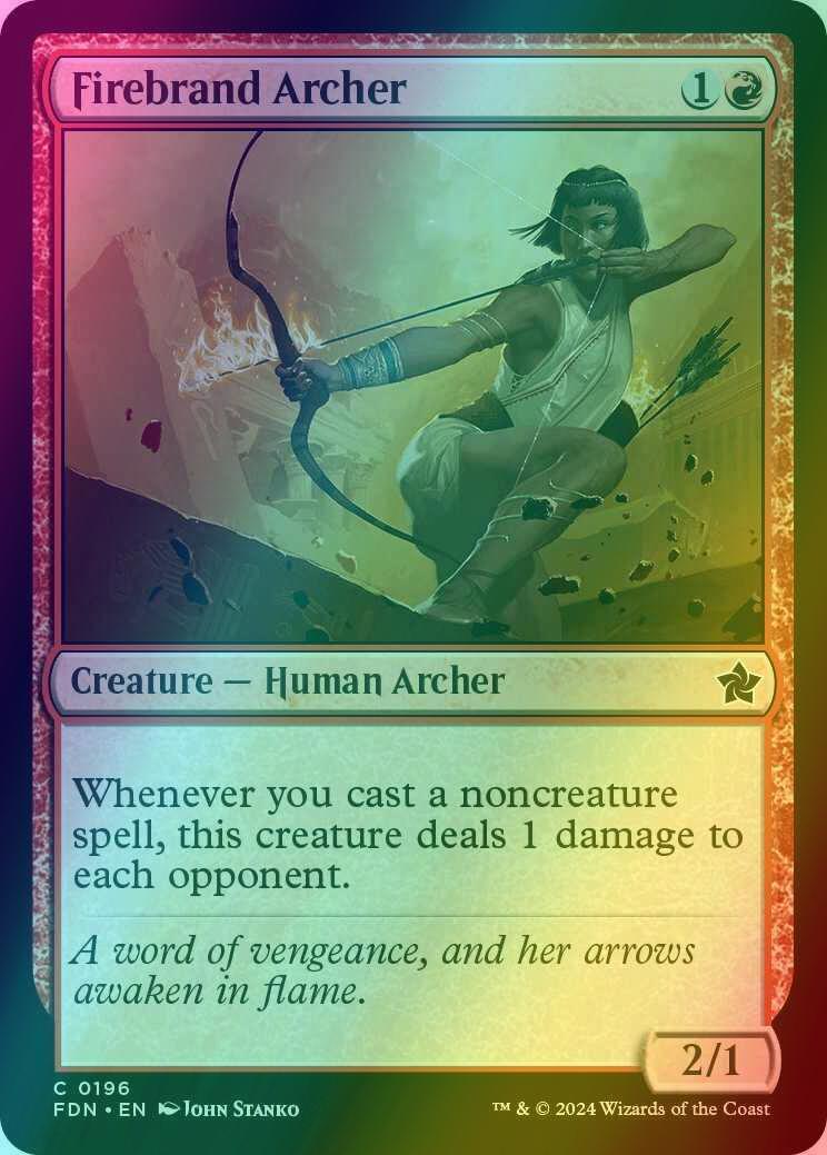 Firebrand Archer [196] [Foundations] [Foil]