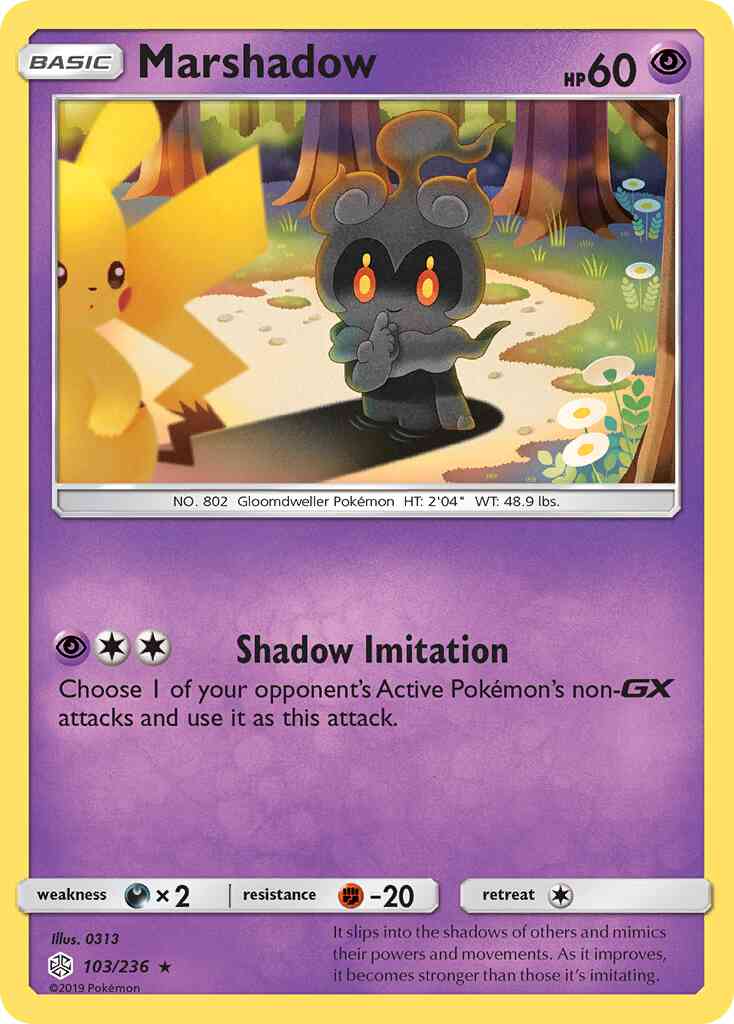 Marshadow - 103/236 - Rare [sm12-103] [Reverse Holo]