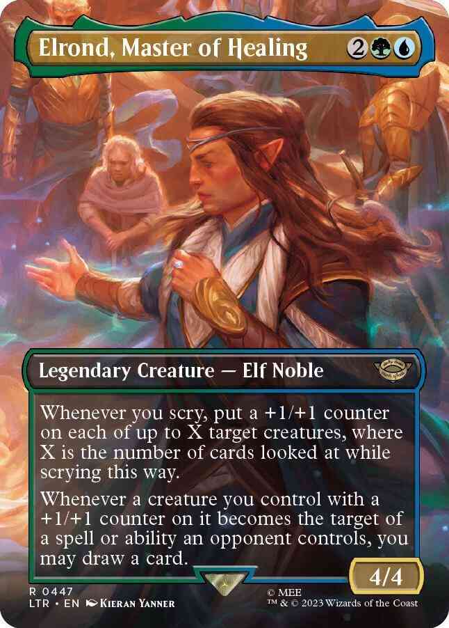 Elrond, Master of Healing [447] [Borderless] [The Lord of the Rings: Tales of Middle-earth] [Non-Foil]