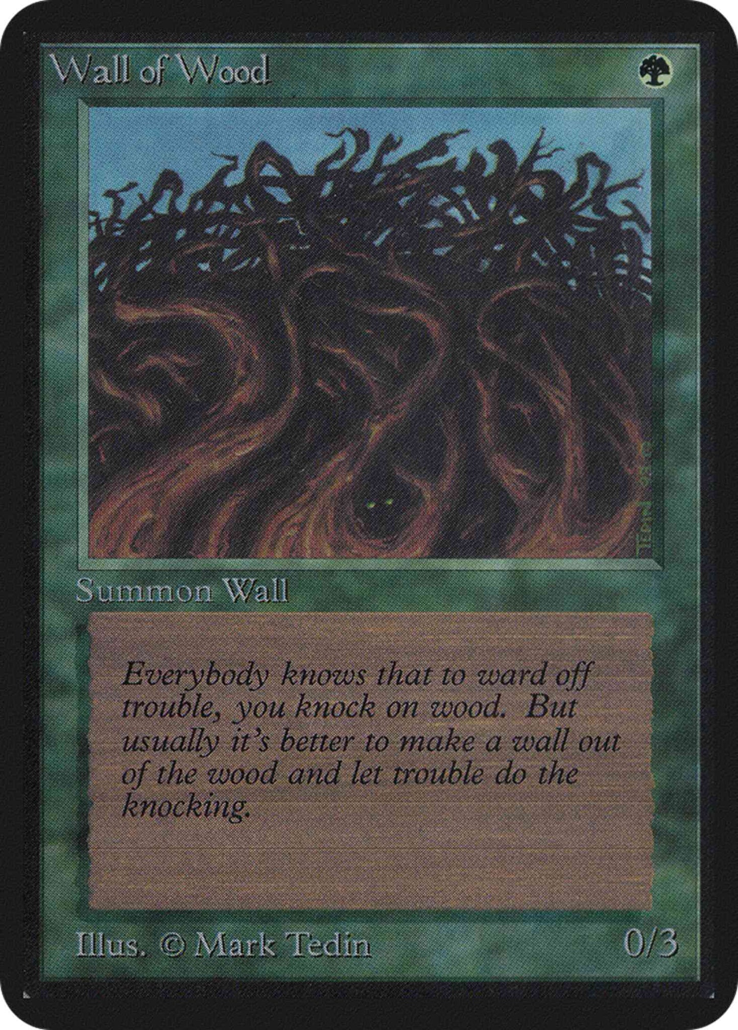 Wall of Wood [225] [Limited Edition Alpha] [Non-Foil]
