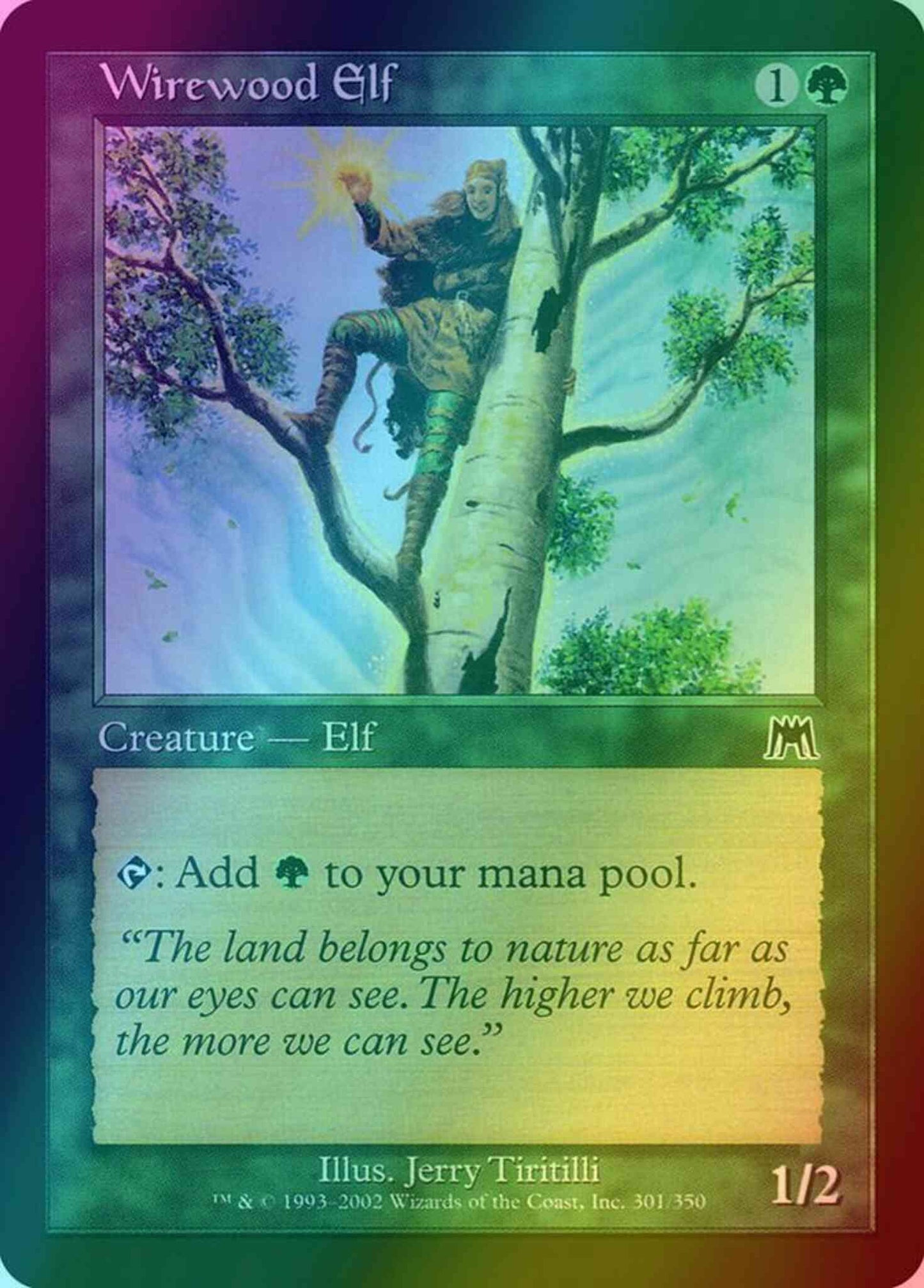 Wirewood Elf [301] [Onslaught] [Foil]