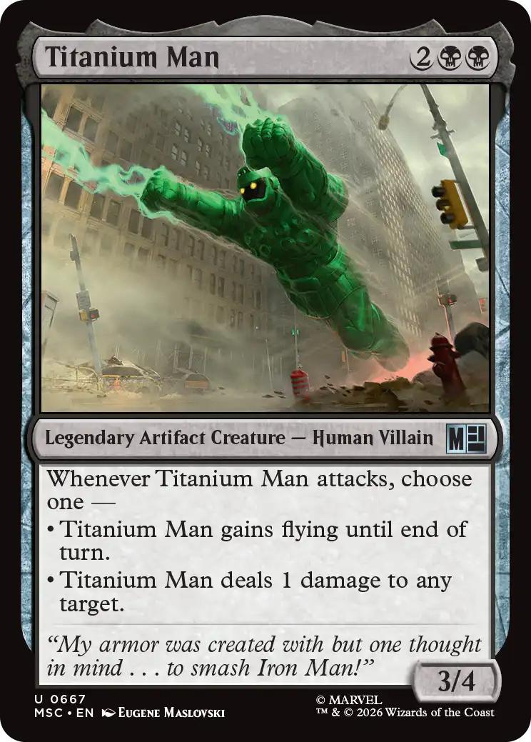 Titanium Man [667] [Jumpstart] [Marvel Super Heroes: Commander] [Non-Foil]