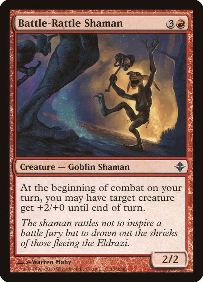 Battle-Rattle Shaman [136] [Rise Of The Eldrazi] [Non-Foil]