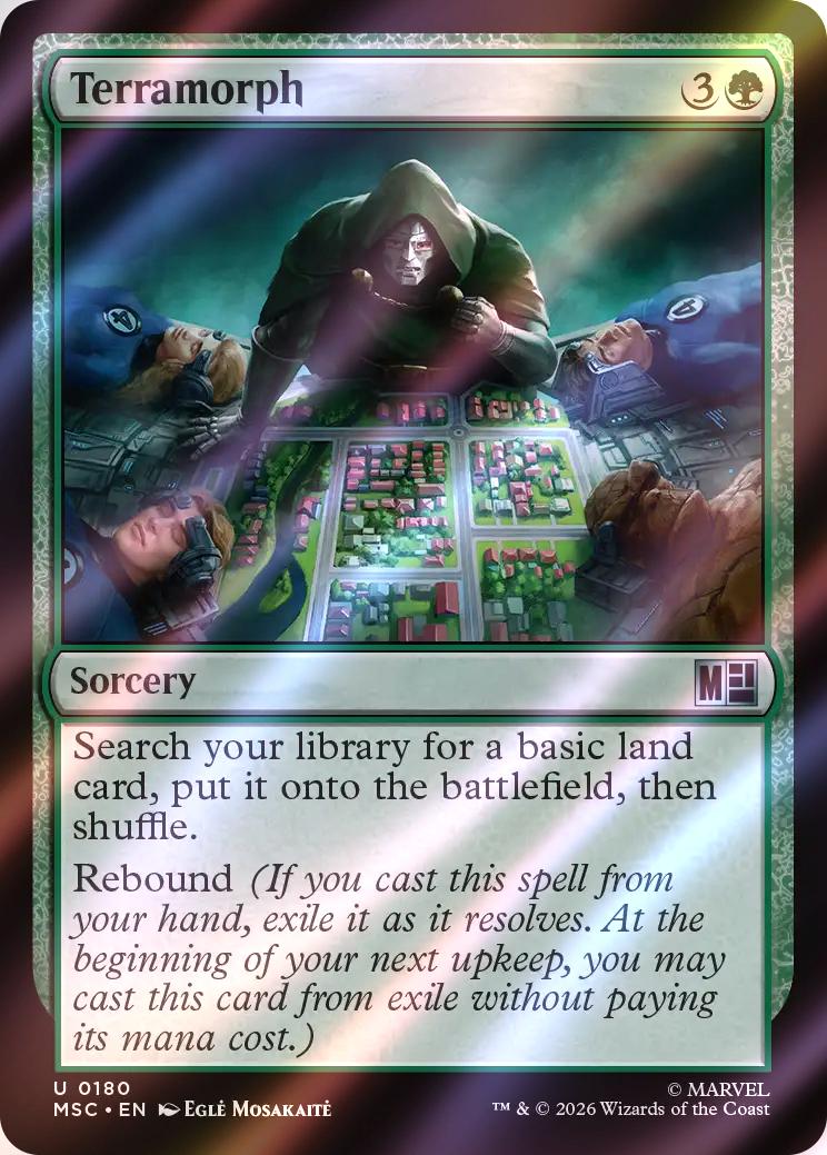 Terramorph [180] [Marvel Super Heroes: Commander] [Surge Foil]