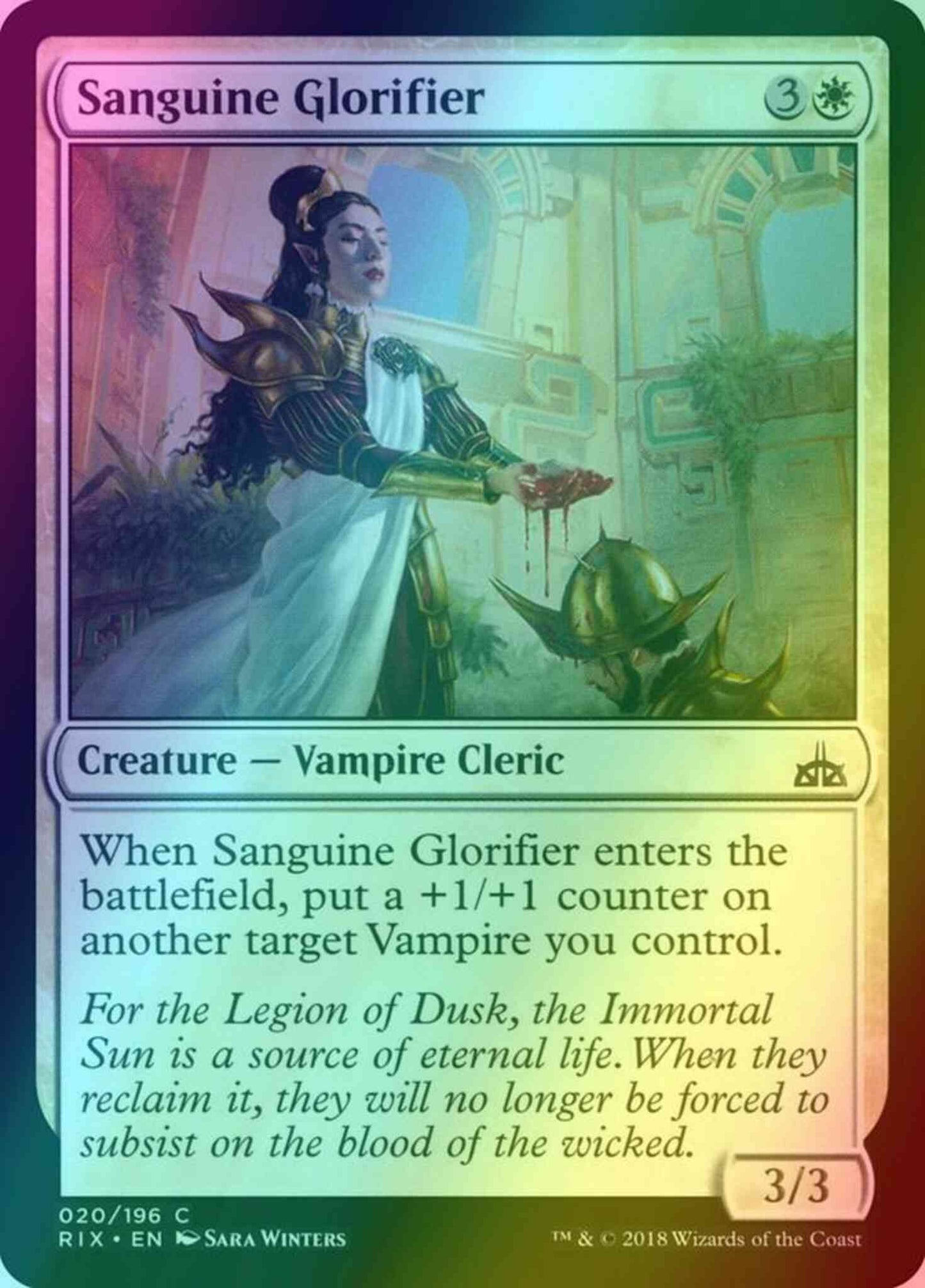 Sanguine Glorifier [20] [Rivals of Ixalan] [Foil]