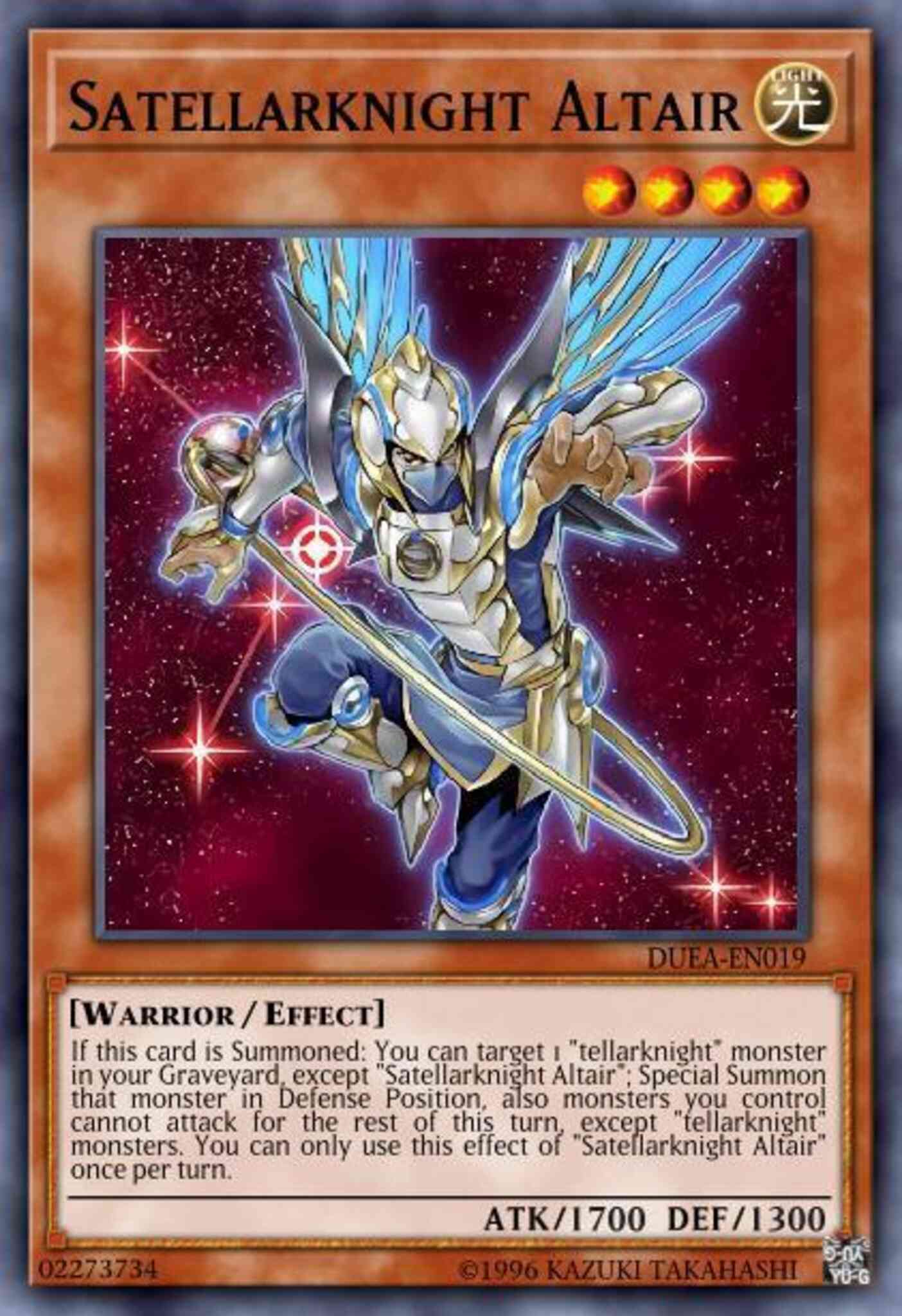 Satellarknight Altair - MP15-EN075 - Rare - 1st Edition