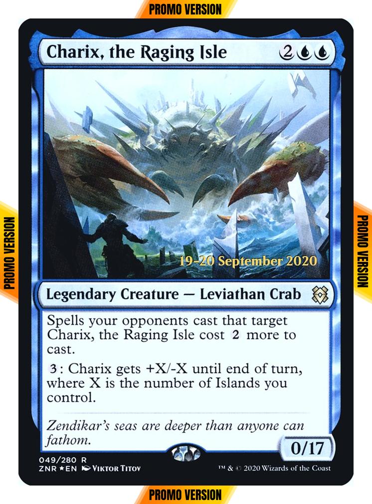 Charix, the Raging Isle [Prerelease] [49s] [Zendikar Rising Promos] [Foil]