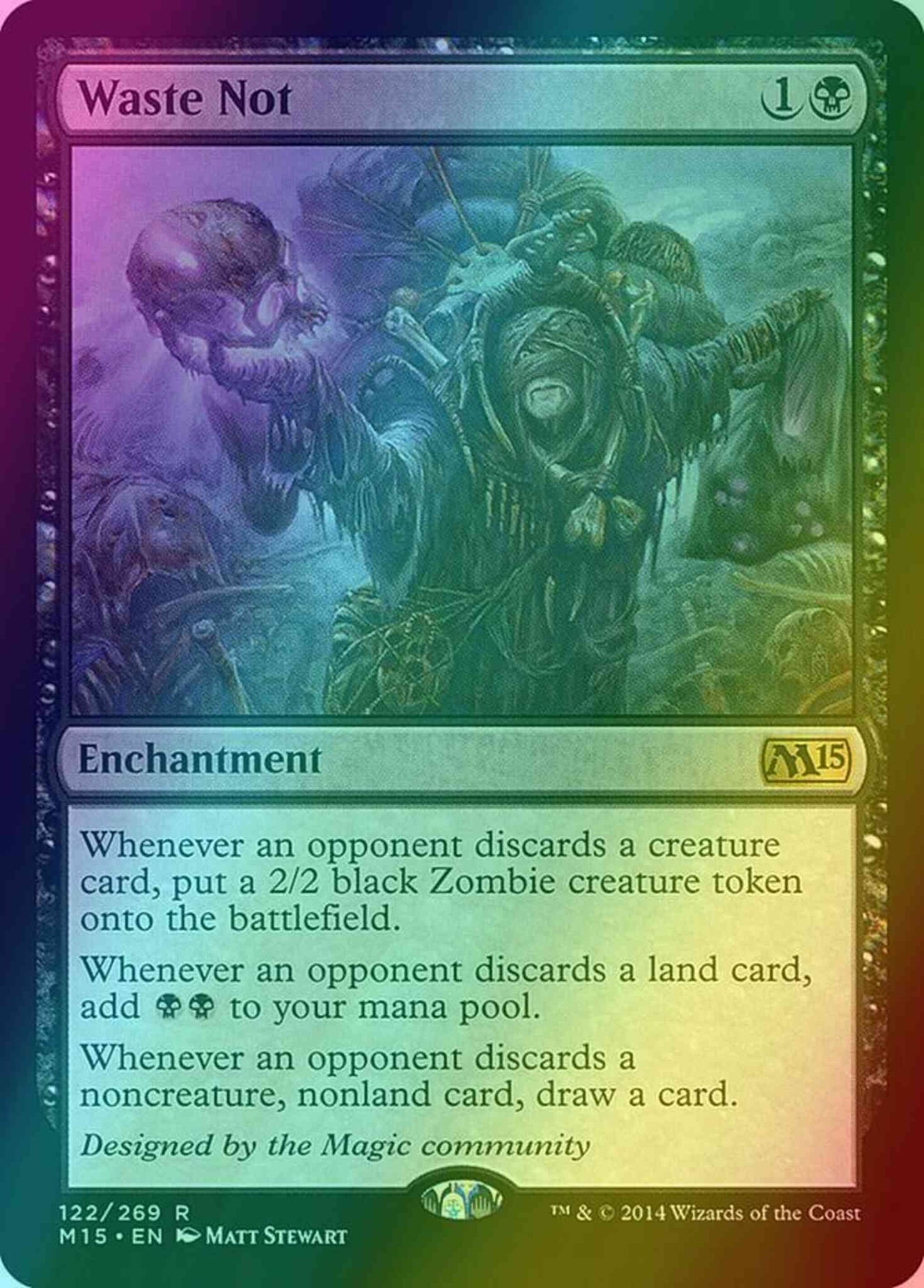 Waste Not [122] [Magic 2015] [Foil]