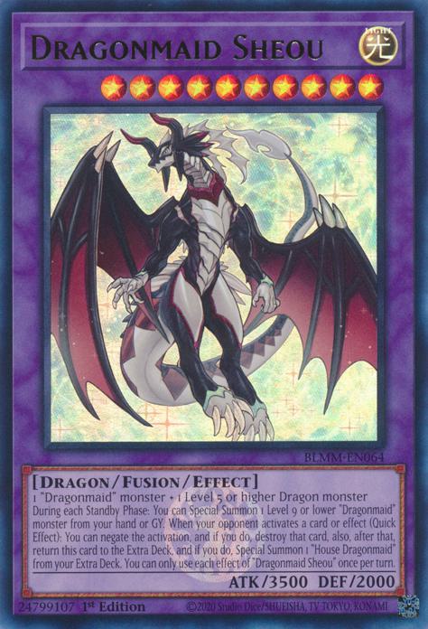 Dragonmaid Sheou - BLMM-EN064 - Ultra Rare - 1st Edition