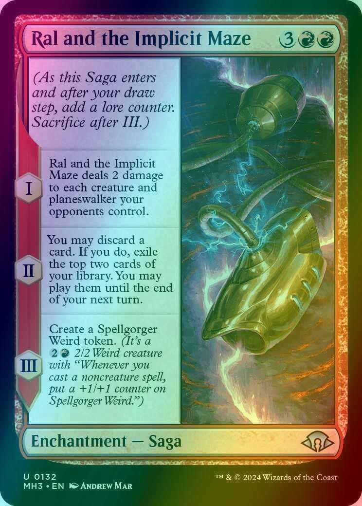 Ral and the Implicit Maze [132] [Modern Horizons 3] [Foil]