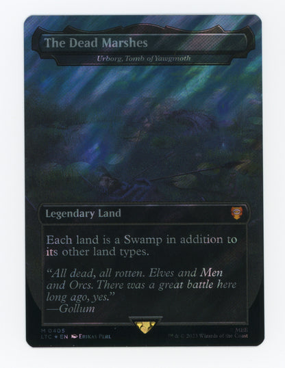 The Dead Marshes - Urborg, Tomb of Yawgmoth — Borderless|Realms and Relics|Surge Foil — ID 19830