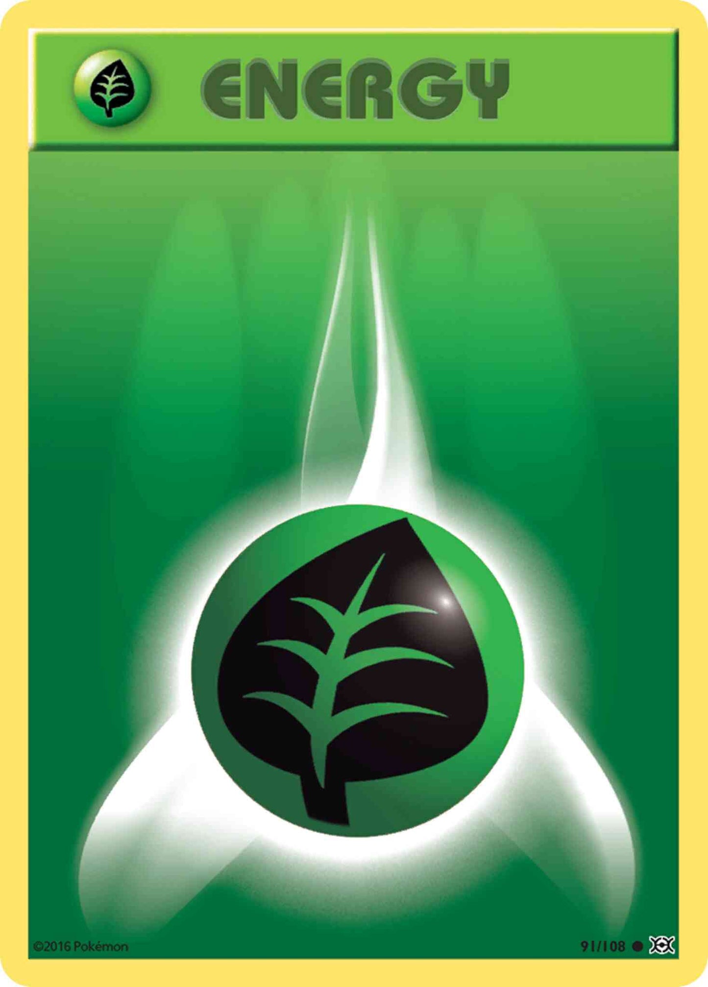 Basic Grass Energy - 91/108 - Common [xy12-91] [Non-Holo]