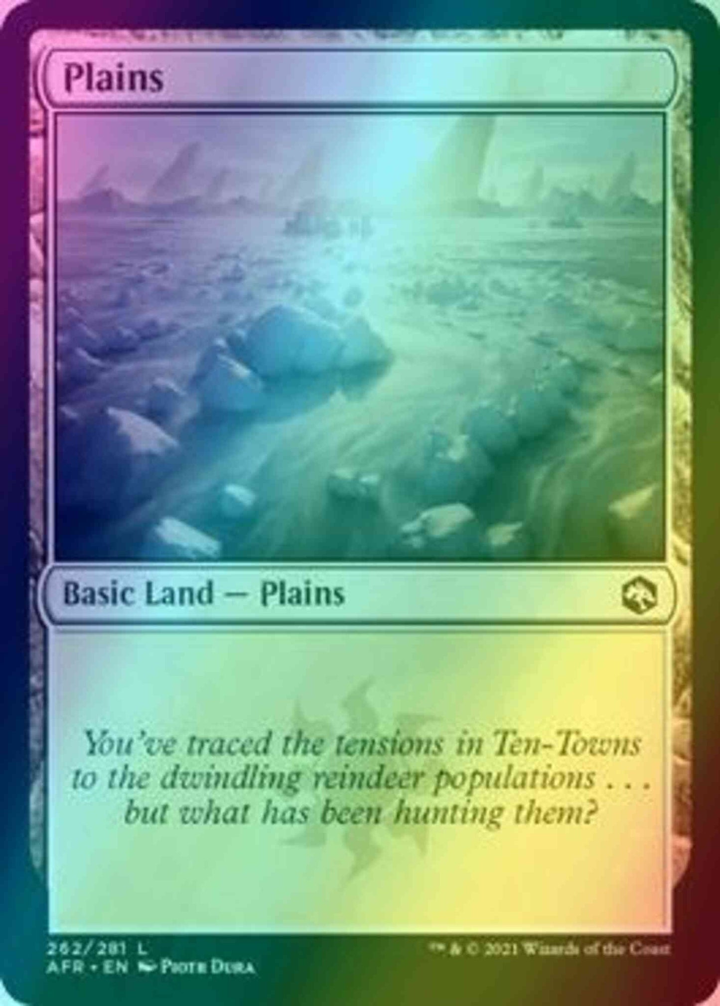Plains [262] [Adventures in the Forgotten Realms] [Foil]