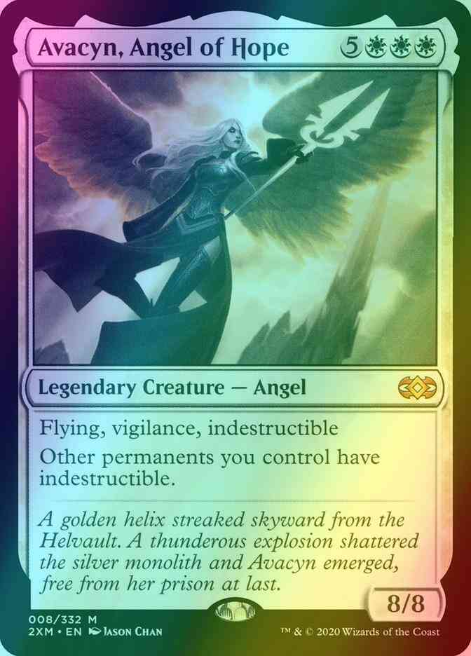 Avacyn, Angel of Hope [8] [Double Masters] [Foil]