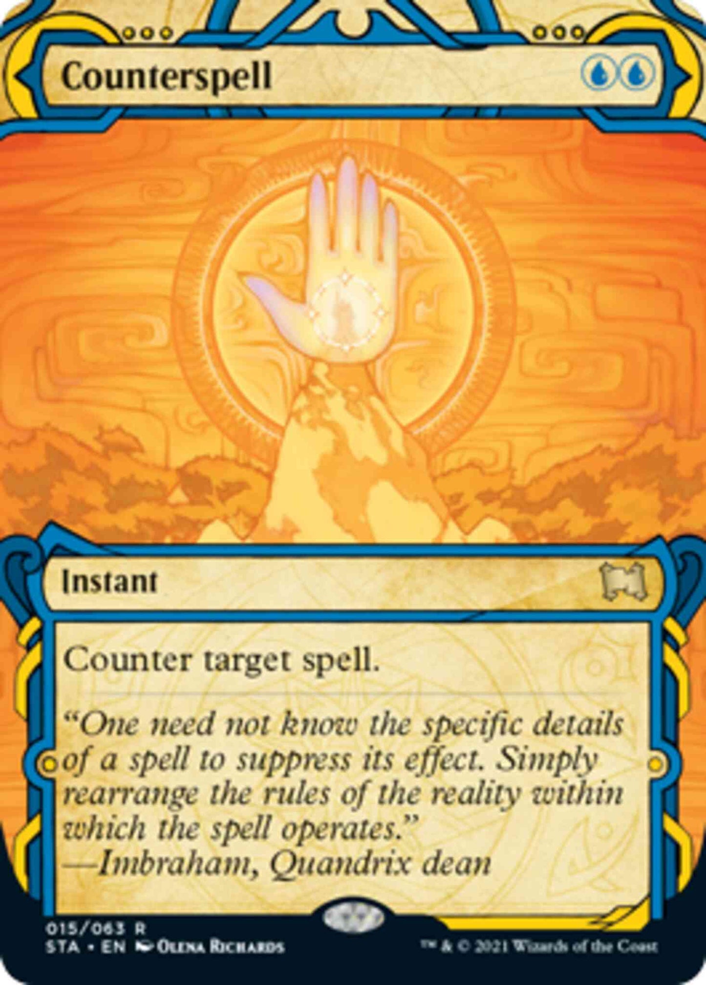 Counterspell [15] [Strixhaven Mystical Archive] [Etched Foil]