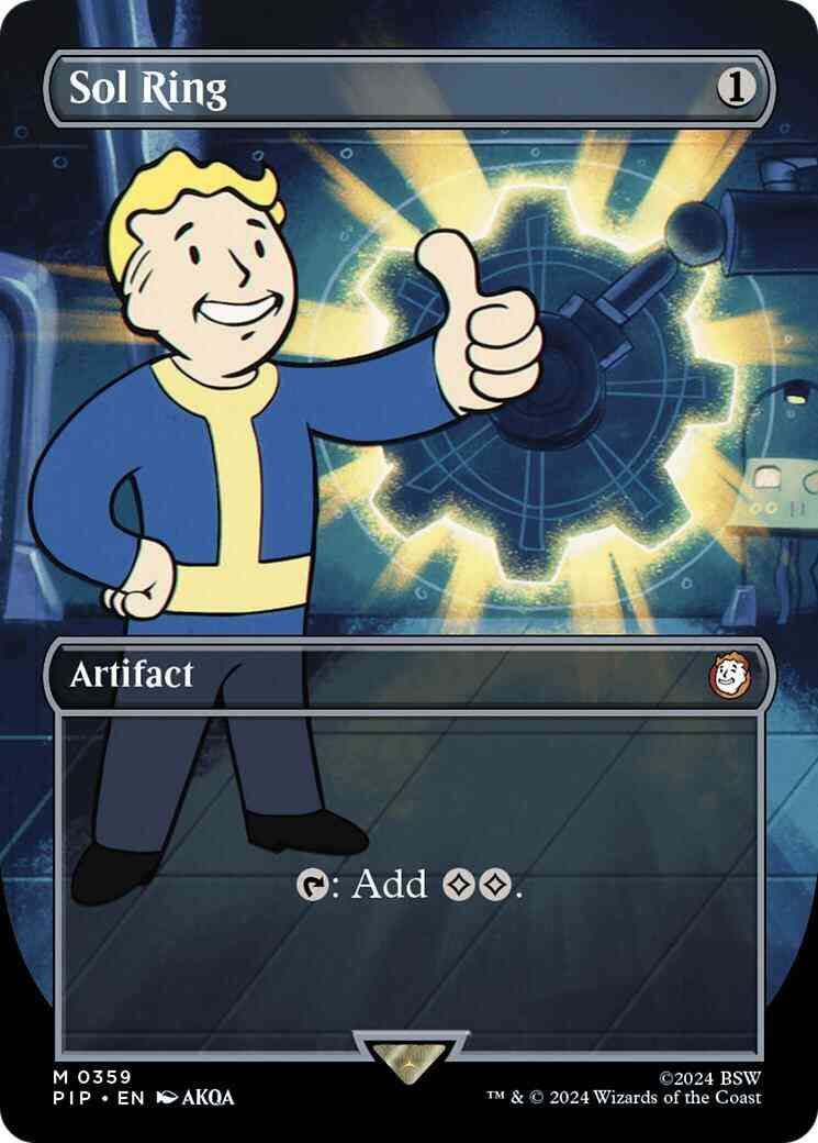 Sol Ring [359] [Borderless] [Fallout] [Non-Foil]