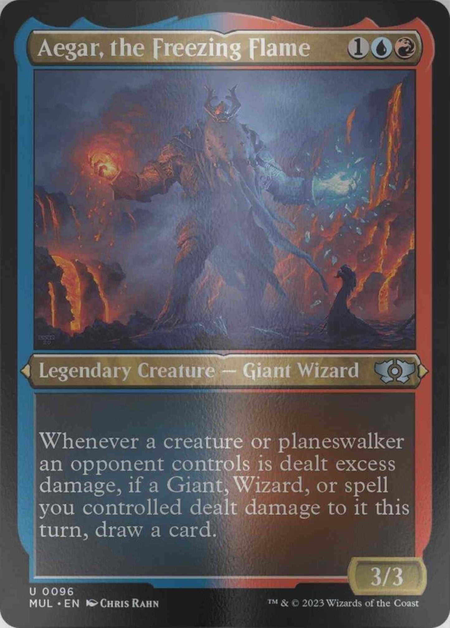 Aegar, the Freezing Flame [96] [Multiverse Legends] [Etched Foil]