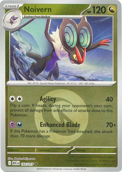 Noivern - Energy Symbol Pattern - 157/217 - Uncommon [me025-157] [Reverse Holo]