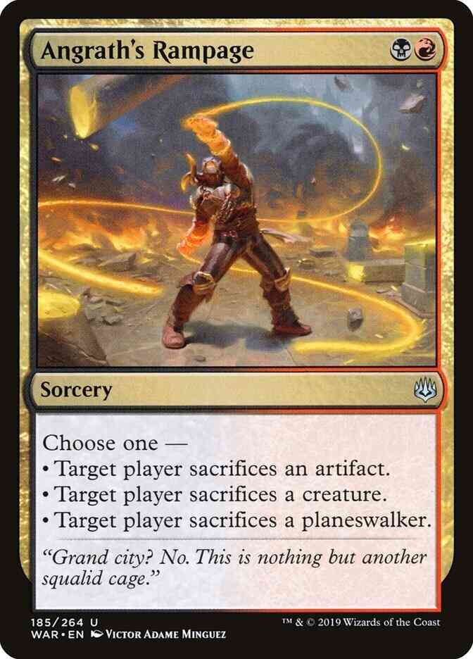 Angrath's Rampage [185] [War of the Spark] [Non-Foil]