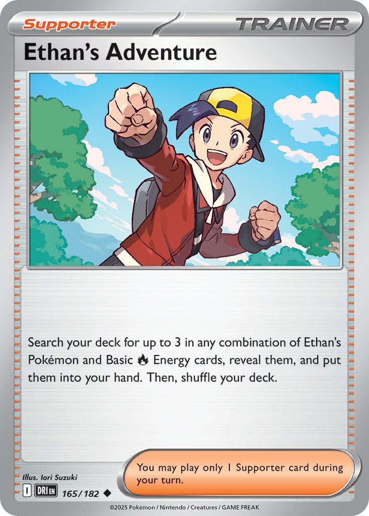Ethan's Adventure - 165/182 - Uncommon [sv10-165] [Non-Holo]