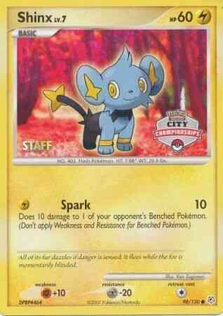 Shinx - 98/130 - Promo [City Championships] [Staff] [DP1MSP-98] [Non-Holo]