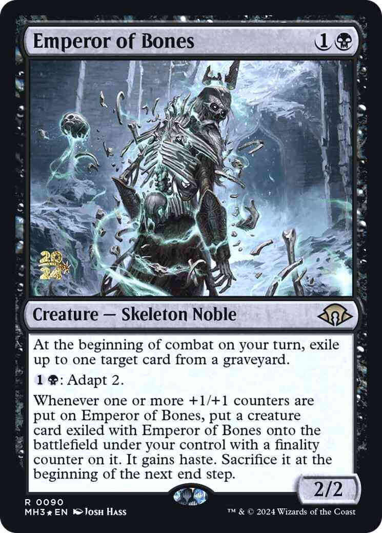 Emperor of Bones [90s] [Prerelease] [Modern Horizons 3: Promos] [Foil]