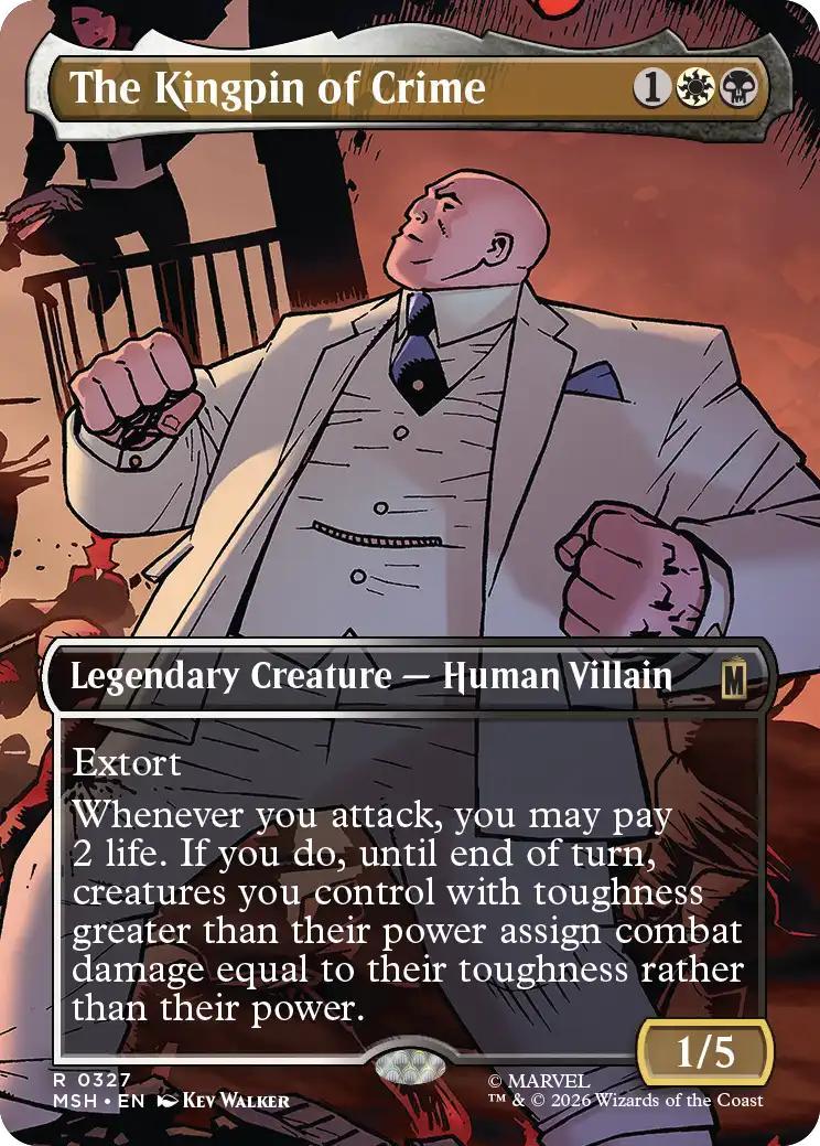 The Kingpin of Crime [327] [Borderless] [Scene] [Marvel Super Heroes] [Non-Foil]