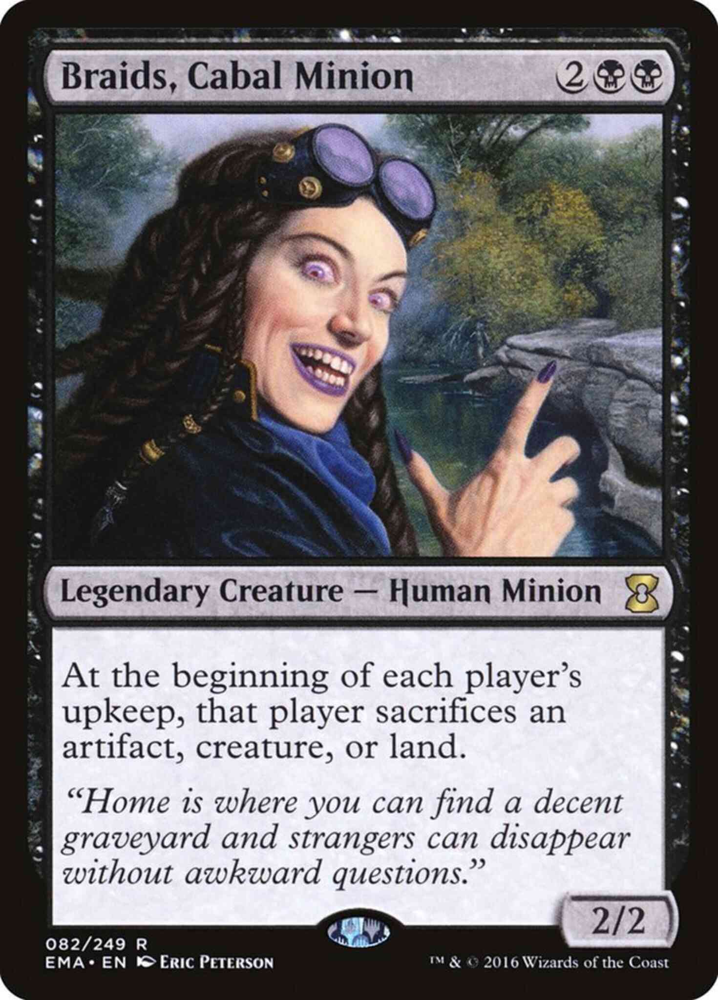 Braids, Cabal Minion [82] [Eternal Masters] [Non-Foil] – Face to