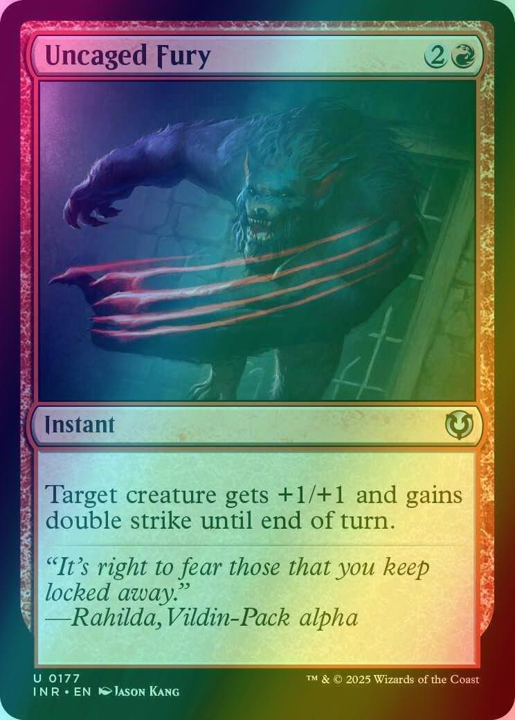 Uncaged Fury [177] [Innistrad Remastered] [Foil]