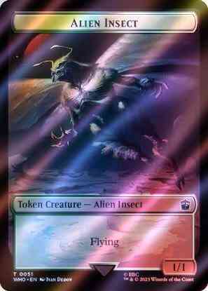Alien Insect Token (51) // Dalek Token (44) [Universes Beyond: Doctor Who: Tokens] [Surge Foil]