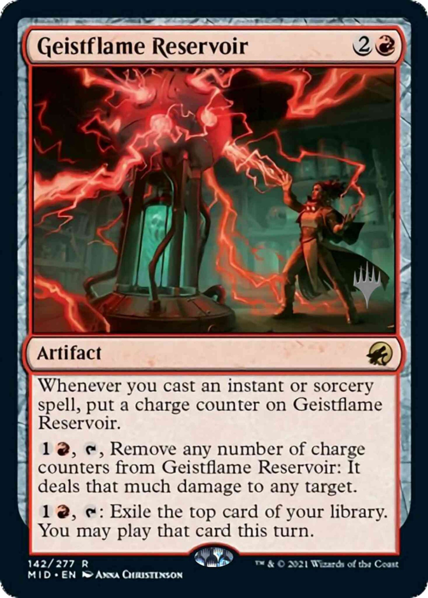 Geistflame Reservoir [Promo Pack] [142p] [Innistrad: Midnight Hunt Promos] [Non-Foil]