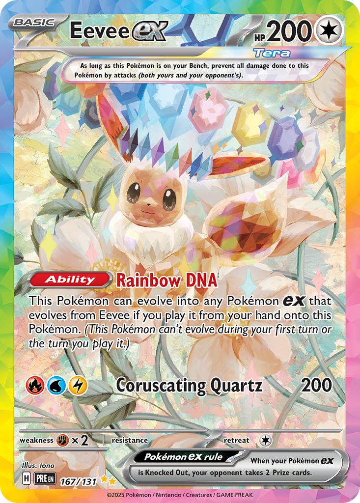 Eevee ex - 167/131 - Special Illustration Rare [sv085-167] [Ultra]